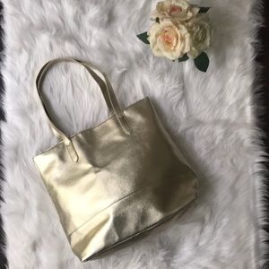 Bloomingdales GOLD tote